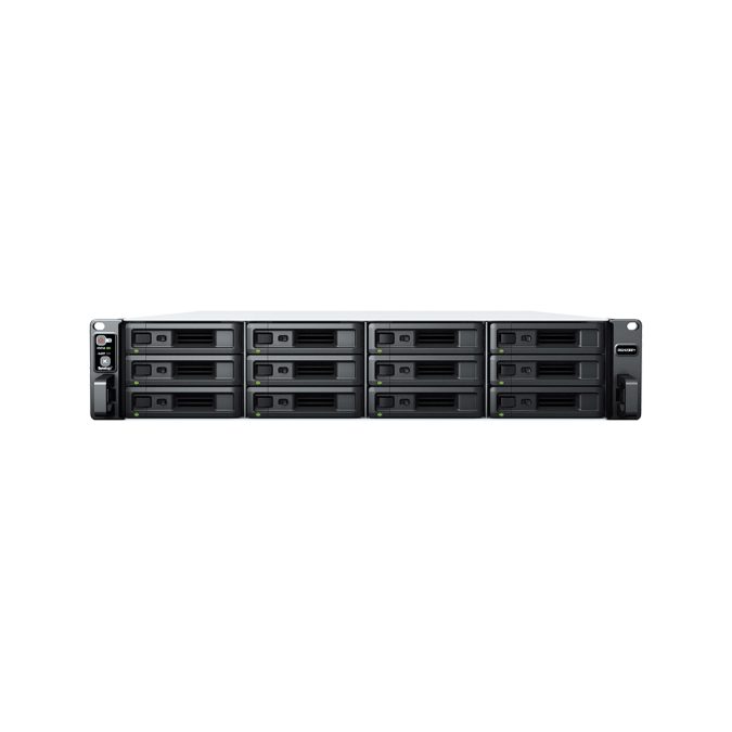 Система хранения данных (сервер), Synology, RS2423+, AMD Ryzen V1780B, 2U, 8GB, RJ-45 1GbE