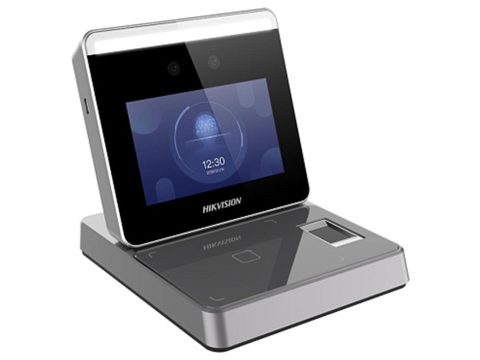 Станция регистрации, Hikvision, DS-K1F600U-D6E, 3,97-дюймовый дисплей, 12V, Кол-во пользователей 2000