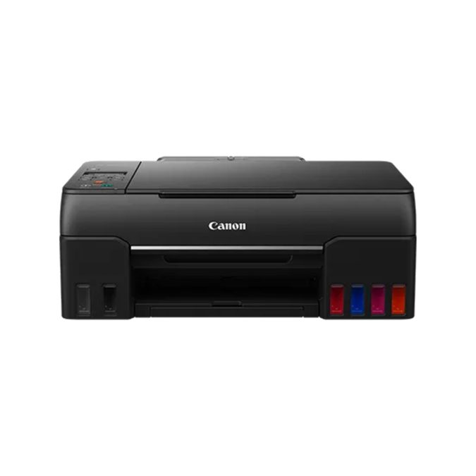 Цветное МФУ, Canon, Pixma G640, 4620C009AA, Струйное, A4, 3,9 изобр./мин. (A4), Чернила GI-43, СНПЧ, Подача 100 листов, Планшетный сканер, 1,5 мс/линия, ЖК-дисплей Full Dot, USB 2.0, Wi-Fi