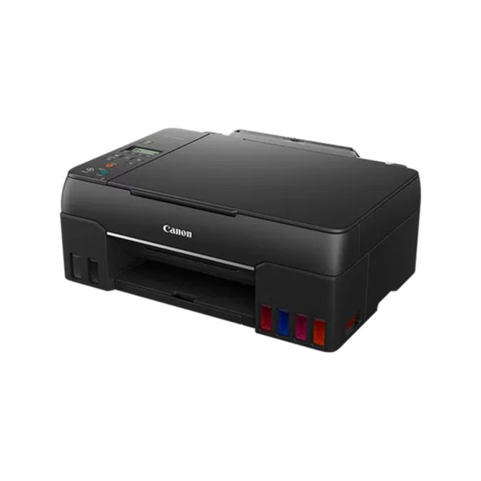 Цветное МФУ, Canon, Pixma G640, 4620C009AA, Струйное, A4, 3,9 изобр./мин. (A4), Чернила GI-43, СНПЧ, Подача 100 листов, Планшетный сканер, 1,5 мс/линия, ЖК-дисплей Full Dot, USB 2.0, Wi-Fi
