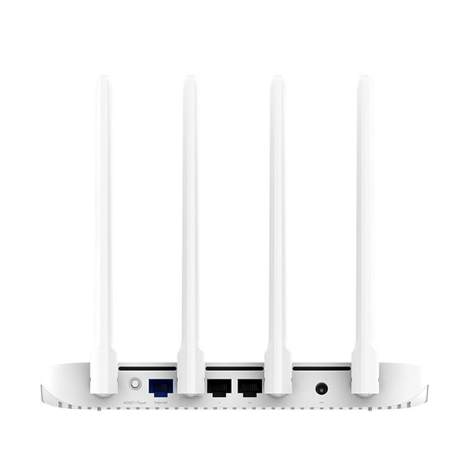 Маршрутизатор, Xiaomi, Mi Router 4A (White) RU, Global version, 802.11a/b/g/n/ac, 2 х 10/100TX LAN, 1 х 10/100TX WAN порт,АС300М, Белый