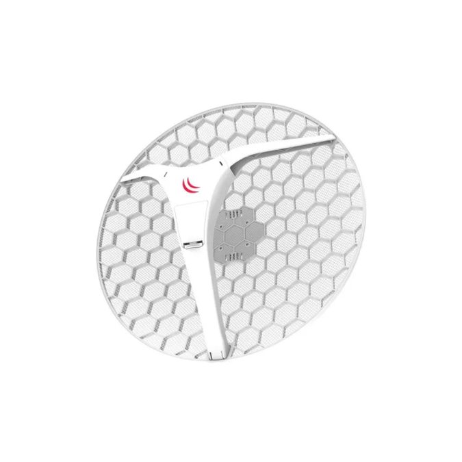 Точка доступа, MikroTik, RBLHGG-5acD-XL4pack, LHG XL 5 ac, 802.11a/n/ac, 5GHz, 27dBi, 1 порт 10/100/1000M, Passive PoE in, RouterOS, -40°C to 70°C, IP54 (упаковка 4 штуки)