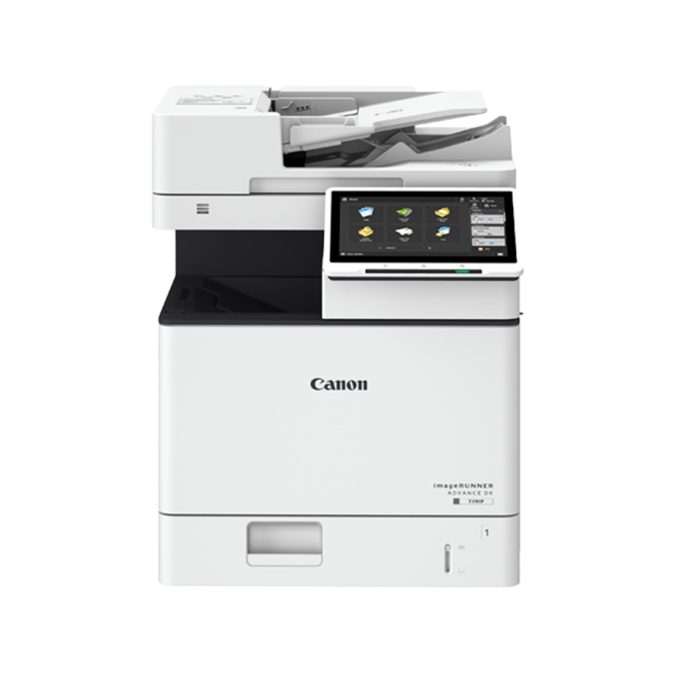 Монохромное МФУ, Canon, imageRUNNER ADVANCE DX 719i, 5850C005AA, Лазерное, A4, 71 стр./мин., Подача 650 листов, Двусторонний автоподатчик документов, Сенсорный дисплей 10.1", 1.8 ГГц CPU, 3.5 ГБ RAM, USB 2.0, Ethernet 10/100/1000