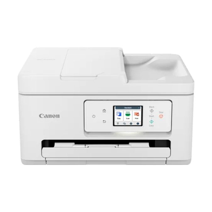 Цветное МФУ, Canon, Pixma TS7740i, 6258C007AA, Струйное, A4, 15 изобр./мин. (A4), Чернила PG-485/CL-486, Подача 100 листов, Планшетный сканер, Сенсорный ЖК-экран 2,7", USB 2.0, Wi-Fi