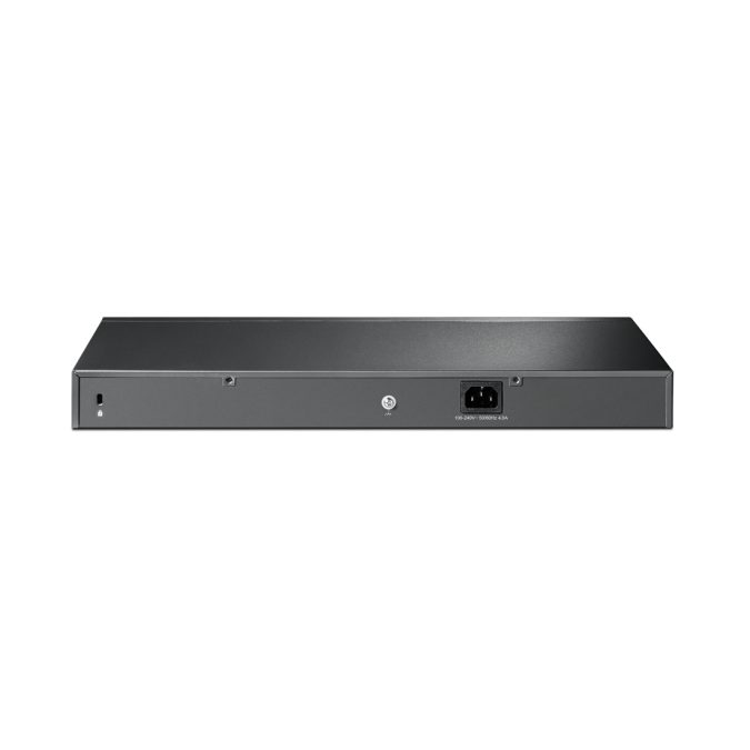 Коммутатор, TP-Link, SL2428P, JetStream 24 порта RJ45 10/100 Мбит/с с 4 гигабитными портами и 2 гигабитных комбо SFP-слота, Управляемый, РоЕ 250 Вт
