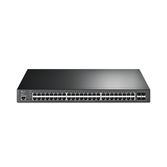 Коммутатор, TP-Link, SG3452XP, JetStream коммутатор уровня 2+, 48 портов PoE+ (500W), 4 SFP+ слота