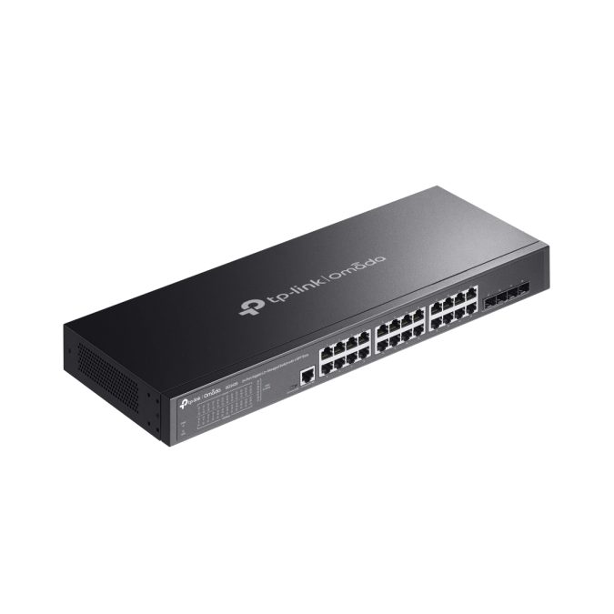 Коммутатор, TP-Link, SG3428, JetStream 24 порта 10/100/1000M + 4 SFP, Управляемый L2, Корпус металл, 1U