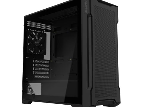 Компьютерный корпус, Gigabyte, C102 GLASS (GB-C102G) 4719331554835, Micro ATX / Mini ITX, 2*USB3.0, HD-Audio+Mic, 2*Кулер 12см, H450*W210*D450 мм, Без Б/П, Чёрный