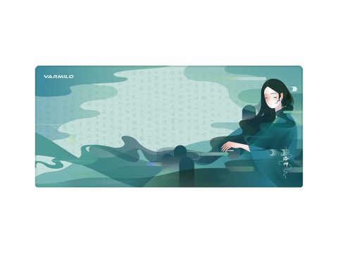 Коврик для компьютерной мыши, Varmilo, Goddess LuoShen, ZDB077-01, 900х400х3 мм, Каучук, Ткань, Серый