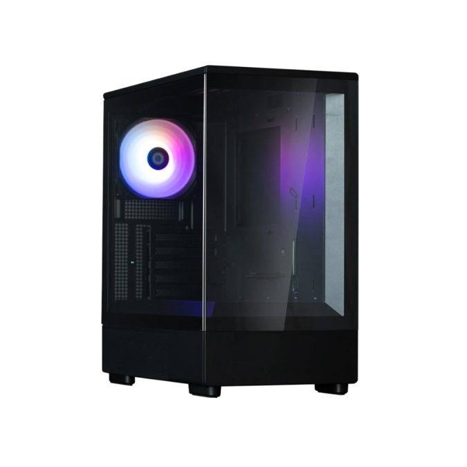 Компьютерный корпус, Zalman, P10 Black, Mini Tower, mATX/Mini-ITX, USB 3.01/USB Type-C1, HD Audio, 1120мм ZM-AF120 ARGB вентилятор, Высота процессорного куллера до 173 мм, Длина VGA до 384 мм, Кол-во отсеков 23.5"/3*2.5", 418х216х422 мм, Без Б/П, Черный