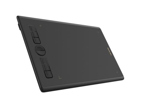 Графический планшет, Huion, H580X, Цифровая ручка:PW100, Технология пера:Пассивный электромагнитный резонанс (перо без батареи), Разрешение пера:5080 LPI, Чувствительность к давлению:8192уровня, Поддержка наклона:±60°, Чувствительная высота:10mm, Report Rate:220PPS, Точность:±0.3mm, Клавиш:8, Черный