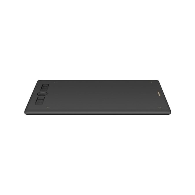 Графический планшет, Huion, H610X, Цифровая ручка:PW100, Технология пера:Пассивный электромагнитный резонанс (перо без батареи), Разрешение пера:5080 LPI, Чувствительность к давлению:8192уровня, Поддержка наклона:±60°, Чувствительная высота:10mm, Report Rate:220PPS, Точность:±0.3mm, Клавиш:8, Черный