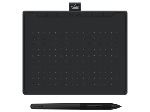 Графический планшет, Huion, RTS-300, Цифровая ручка:PW400, Технология пера:Пассивный электромагнитный резонанс (перо без батареи), Разрешение пера:5080 LPI, Чувствительность к давлению:8192уровня, Поддержка наклона:±60°, Чувствительная высота:10mm, Report Rate:300PPS, Точность:±0.3mm, Клавиш:6, Черный