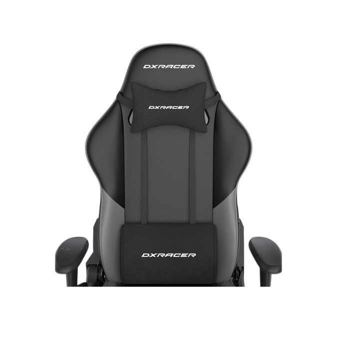 Игровое компьютерное кресло, DX Racer, GC/LPF24LTC/NG, Prince series, Рекомендуемый рост: до 180 см, Рекомендуемый вес: до 90 кг, Эко-кожа, Угол наклона до 135°, 2D подлокотники, Нейлоновая основа кресла, Механизм качания: топ-ган, Черно-серый