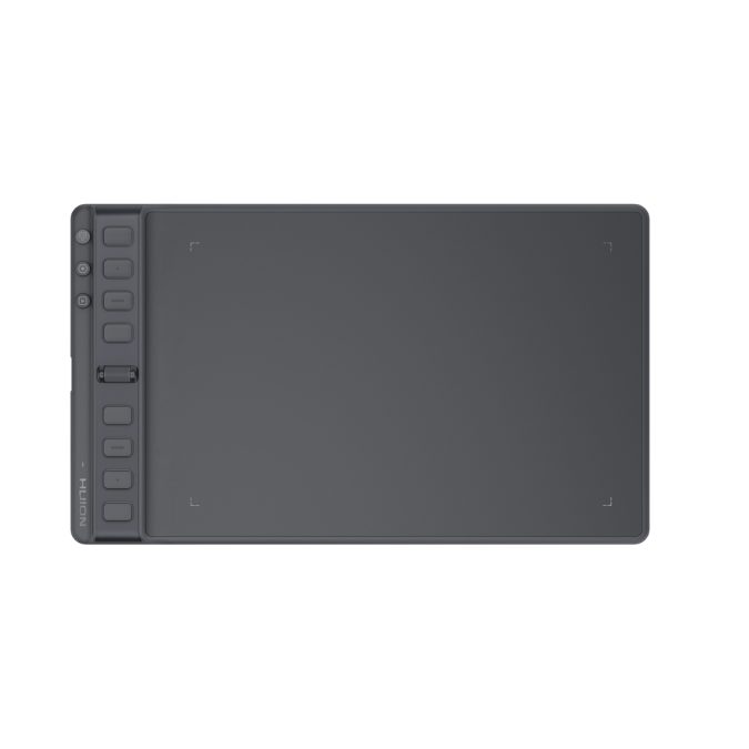 Графический планшет, Huion, H951P, Цифровая ручка:PW110, Технология пера:EMR без батареек, Разрешение пера:5080 LPI, Чувствительность к давлению:8192 уровней, Поддержка наклона:±60°, Чувствительная высота:10 мм, Report Rate:>260PPS, Точность:±0,3 мм, Клавиш:8, чёрный