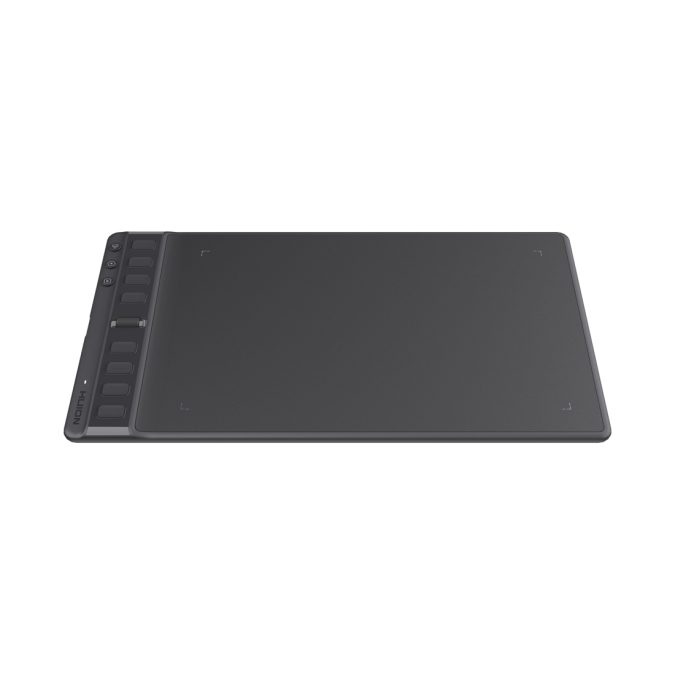 Графический планшет, Huion, H951P, Цифровая ручка:PW110, Технология пера:EMR без батареек, Разрешение пера:5080 LPI, Чувствительность к давлению:8192 уровней, Поддержка наклона:±60°, Чувствительная высота:10 мм, Report Rate:>260PPS, Точность:±0,3 мм, Клавиш:8, чёрный