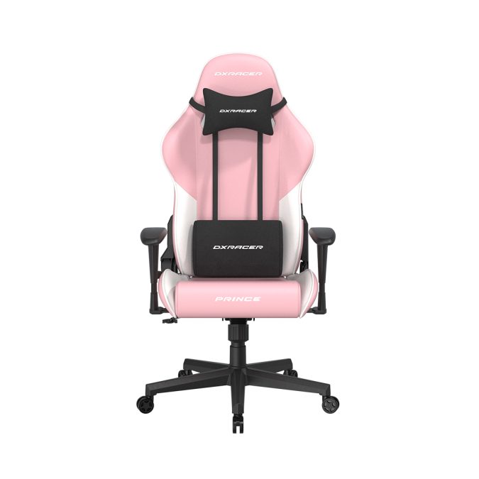 Игровое компьютерное кресло, DX Racer, GC/LPF24LTC/PW, Prince series. Рекомендуемый рост: до 180 см, Рекомендуемый вес: до 90 кг, Эко-кожа, Угол наклона до 135°, 2D подлокотники, Нейлоновая основа кресла, Механизм качания: топ-ган, Розовый