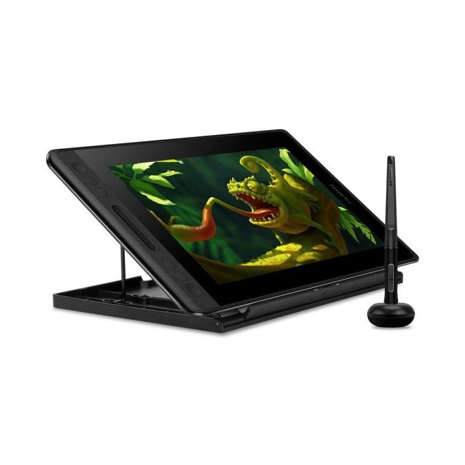 Графический планшет/монитор, Huion, Kamvas Pro 12 (GT-116), Цифровая ручка:PW507, Технология пера:Пассивный электромагнитный резонанс (перо без батареи), Разрешение пера:5080 LPI, Чувствительность к давлению:8192 уровня, Поддержка наклона:±60°, Чувствительная высота:10mm, Report Rate:266PPS, Точность:±0.5mmЦентр ±3mmУгол, Клавиши:4, черный