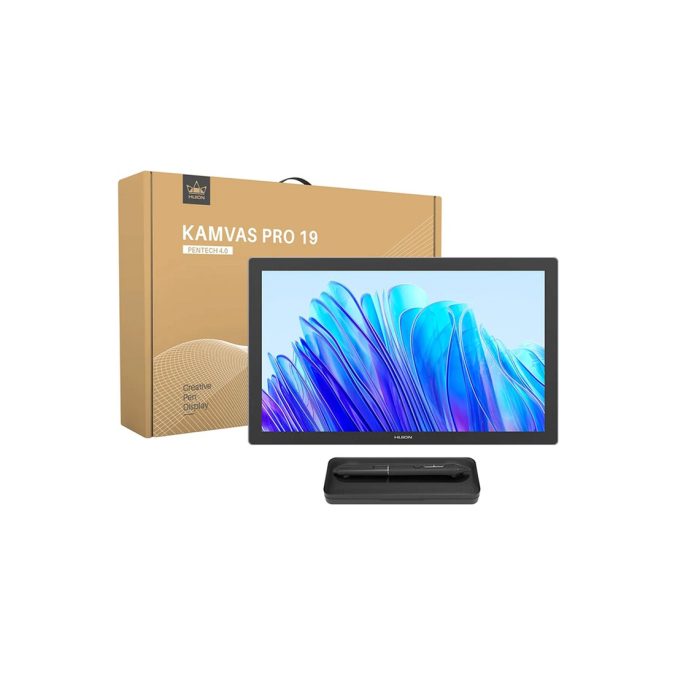 Графический планшет/монитор, Huion, Kamvas Pro 19 (GT1902), Цифровая ручка:PW600/PW600S, Технология пера:PenTech 4.0, Разрешение пера:5080 LPI, Чувствительность к давлению:16384уровня, Поддержка наклона:±60°, Чувствительная высота:10mm, Report Rate:260PPS, Точность:±0.3mmЦентр ±1mmУгол, серый