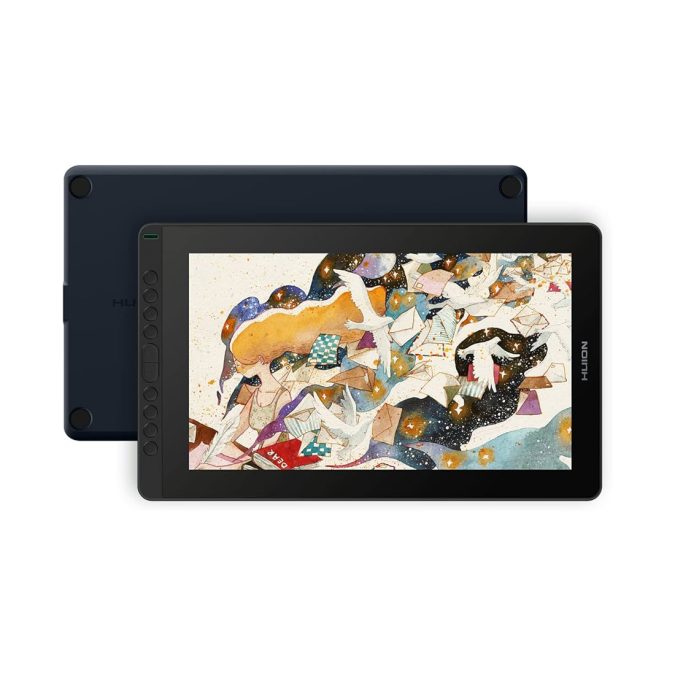 Графический планшет, Huion, Kamvas 16 Gen 3 (GS1563), Цифровая ручка:PW517, Технология пера:Пассивный электромагнитный резонанс (перо без батареи), Разрешение пера:5080 LPI, Чувствительность к давлению:8192уровня, Поддержка наклона:±60°, Чувствительная высота:10mm, Report Rate:-, Точность:±0.3mmЦентр ±2mmУгол, Клавиши:10, черный