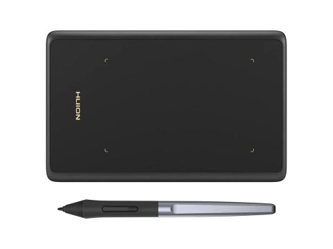 Графический планшет, Huion, H420X, Цифровая ручка:PW100, Технология пера:Пассивный электромагнитный резонанс (перо без батареи), Разрешение пера:5080 LPI, Чувствительность к давлению:8192уровня, Поддержка наклона:-, Чувствительная высота:10mm, Report Rate:300PPS, Точность:±0.3mm, черный