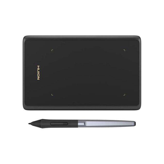 Графический планшет, Huion, H420X, Цифровая ручка:PW100, Технология пера:Пассивный электромагнитный резонанс (перо без батареи), Разрешение пера:5080 LPI, Чувствительность к давлению:8192уровня, Поддержка наклона:-, Чувствительная высота:10mm, Report Rate:300PPS, Точность:±0.3mm, черный