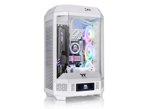 Компьютерный корпус, Thermaltake, The Tower 300 Snow, CA-1Y4-00S6WN-00, Micro-Tower, Mini-ITX/M-ATX, USB 3.2*1, USB 3.0*2, HD Audio/mic, 3*140мм CT140 fan, Максимальная длина видеокарты 400мм, Максимальная высота процессорного кулера 210мм, 3*3,5"/3*2,5", Сталь, 3мм Закаленное стекло*3, 551*342*281мм, Без Б/П, Белый