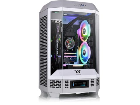 Компьютерный корпус, Thermaltake, The Tower 300 Black, CA-1Y4-00SIWN-00, Micro-Tower, Mini-ITX/M-ATX, USB 3.2*1, USB 3.0*2, HD Audio/mic, 2*140мм CT140 fan, Максимальная длина видеокарты 400мм, Максимальная высота процессорного кулера 210мм, 3*3,5"/3*2,5", Сталь, 3мм Закаленное стекло*3, 551*342*281мм, Без Б/П, Черный