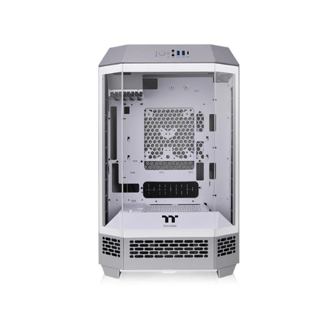 Компьютерный корпус, Thermaltake, The Tower 300 Black, CA-1Y4-00SIWN-00, Micro-Tower, Mini-ITX/M-ATX, USB 3.2*1, USB 3.0*2, HD Audio/mic, 2*140мм CT140 fan, Максимальная длина видеокарты 400мм, Максимальная высота процессорного кулера 210мм, 3*3,5"/3*2,5", Сталь, 3мм Закаленное стекло*3, 551*342*281мм, Без Б/П, Черный