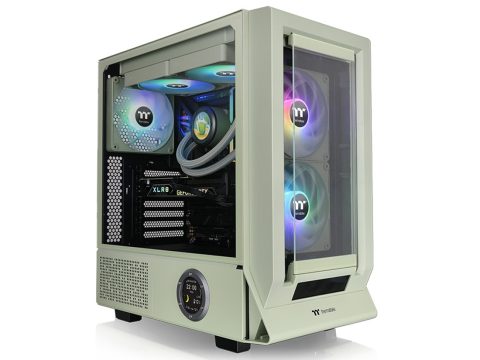 Компьютерный корпус, Thermaltake, Ceres 350 MX Matcha Green, CA-1Z3-00MEWN-00, Mid Tower, ATX/M-ATX/M-ITX/E-ATX, USB 3.2 Type-C*1, USB 3.0*2, HD Audio+Mic, 2*140мм CT140 ARGB вентилятор, 1*140мм CT140 вентилятор, Высота процессорного куллера до 185 мм, Длина VGA до 360 мм, 3*2,5"/1*3,5", Сталь/Закаленное стекло, 475х245х463мм, Без Б/П, Зеленый