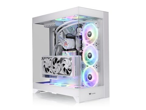 Компьютерный корпус, Thermaltake, CTE E550 TG Snow, CA-1Z8-00M6WN-00, Mid Tower, E-ATX/ATX/M-ATX/M-ITX, USB 3.0*2, Type-C*1, HD Audio+Mic, Высота процессорного куллера до 166мм, Длина VGA до 444мм, 2*2,5"/2*3,5", Сталь/Закаленное стекло, 558,5х270х513мм, Без Б/П, Белый