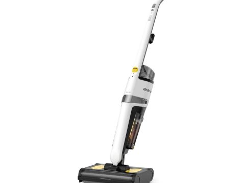 Пылесос моющий, Deerma, Water-suction Sweeper DEM-VX20W, Сухая и влажная уборка, Мощность всасывания 150 Вт, Потребляемая мощность 420 Вт, Питание от сети, Резервуар для чистой воды 500 мл, Резервуар для отработанной воды 600мл, Управление мощностью на рукоятке, регулятор мощности на корпусе, функция самоочистки, Сетевой шнур 5м, Белый