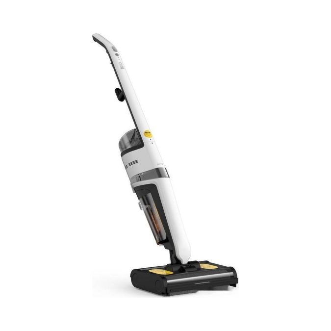 Пылесос моющий, Deerma, Water-suction Sweeper DEM-VX20W, Сухая и влажная уборка, Мощность всасывания 150 Вт, Потребляемая мощность 420 Вт, Питание от сети, Резервуар для чистой воды 500 мл, Резервуар для отработанной воды 600мл, Управление мощностью на рукоятке, регулятор мощности на корпусе, функция самоочистки, Сетевой шнур 5м, Белый