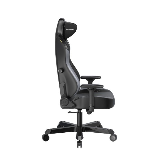 Игровое компьютерное кресло, DX Racer, GC/XXLTK23LTA/NG, Tank series, Рекомендуемый рост: до 190 см, Рекомендуемый вес: до 160 кг, Эко-кожа, Металлическая основа кресла, Угол наклона 135°, Механизм качания: топ-ган, 4D подлокотники, Чёрно-серый