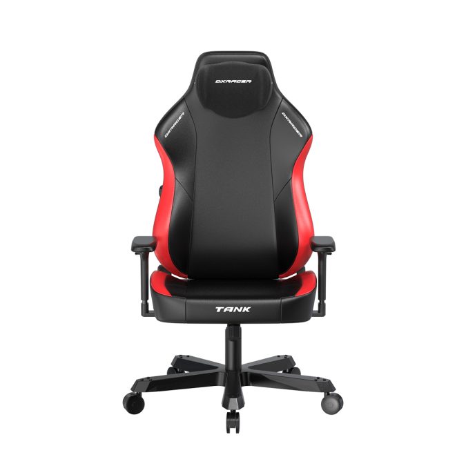 Игровое компьютерное кресло, DX Racer, GC/XXLTK23LTA/NR, Tank series, Рекомендуемый рост: до 190 см, Рекомендуемый вес: до 160 кг, Эко-кожа, Металлическая основа кресла, Угол наклона 135°, Механизм качания: топ-ган, 4D подлокотники, Чёрно-красный