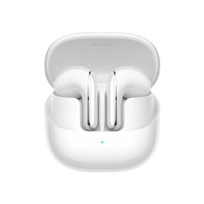 Наушники, Xiaomi, Buds 5 Ceramic White, BHR8117GL, M2341E1, 35mAh(наушники), 480mAh(зарядный кейс), Время работы наушников с одного заряда до 6 часов, Время работы с кейсом до 30 часов, Type-C, Время заряда 2 часа, Bluetooth 5.4, Вес 4,2 гр, Дальность дествия 10м, Белый