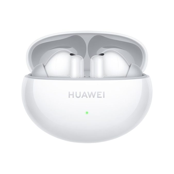 Беспроводные наушники, Huawei, FreeBuds 6i T0019, 14 Гц - 40 кГц, каждый наушник около 5,4 г, 55 мАч (один наушник), 510 мАч (кейс), Bluetooth 5.3, Type-C, (White) Белый