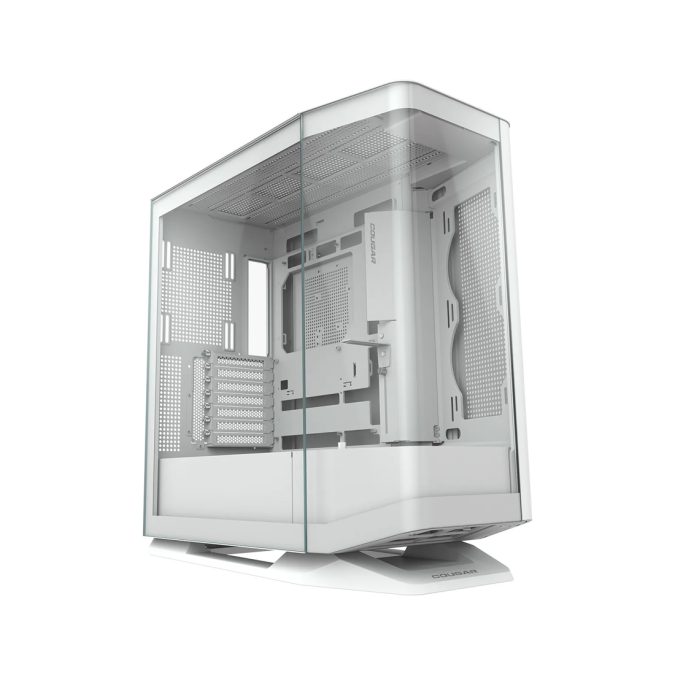 Компьютерный корпус, Cougar, FV270 WH, E-ATX/CEB/ATX/Micro ATX, USB 1*Type C/2*3.0, 4 Pole Headset Audio, Кулер 1*12см ARGB, Высота процессорного кулера до 180 мм, Длина VGA до 420 гор/450мм верт, 2*3.5"/2+2*2.5", Слот 7, Толщина 0,6мм, 530x268x512мм, Без Б/П, Белый