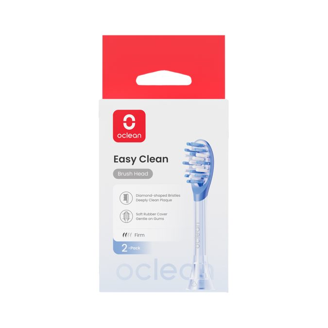 Сменные зубные щетки, Oclean, P1K1 (2-pk), C04000356, Для Oclean Ease, Синий