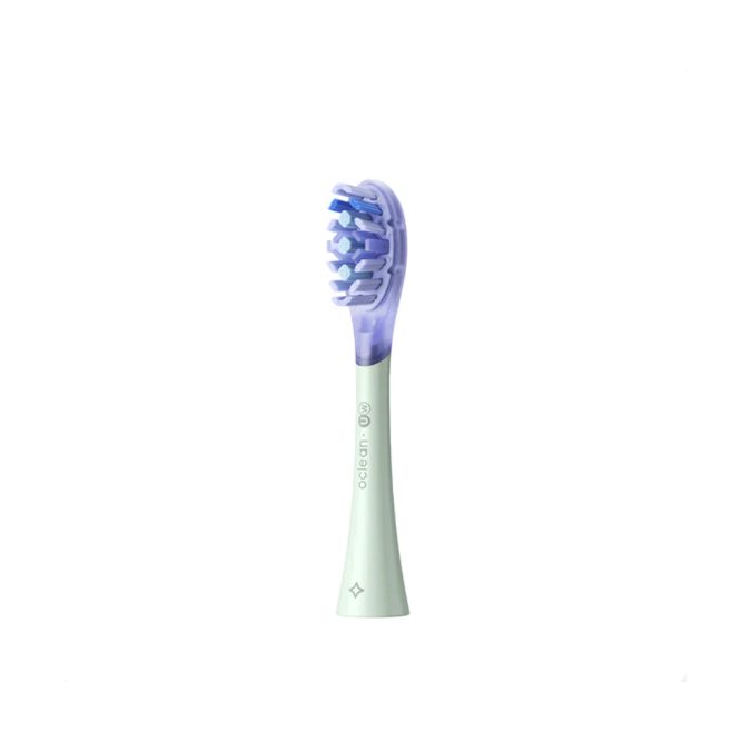Сменные зубные щетки, Oclean, Ultral White Brush Head (2-pk) , С04000252, UW01, 2 шт в упаковке, Зеленый