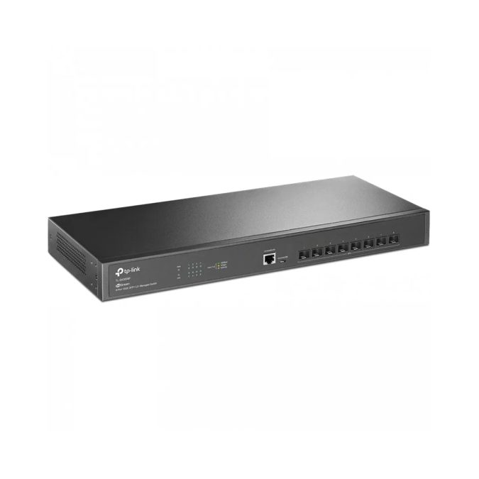 Коммутатор, TP-Link, SX3008F, JetStream управляемый коммутатор уровня 2+ на 8 портов SFP+ 10GE