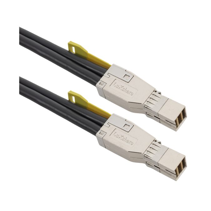 Кабель интерфейсный Mini SAS HD External, Huawei, HS-SAS-2-02, 2M, 28AWG, 12Gb/s