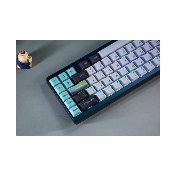 Клавиатура, Varmilo, Aurora Muse 65, A88A111H0A5A06A074, Gateron Varmilo Magnet White, 67 клавиш, Магнитная, Подсветка - RGB, Hot swap - Да, Проводная, Type-C, 375*177*80мм, Англ/Рус, Голубой
