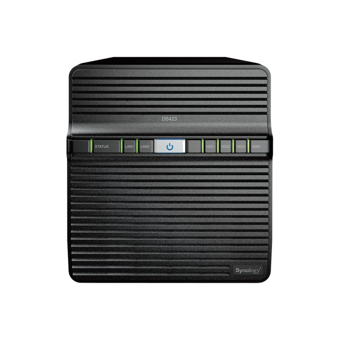 Система хранения данных (сервер), Synology, DS423, Realtek RTD1619B, 2GB, RJ-45 1GbE