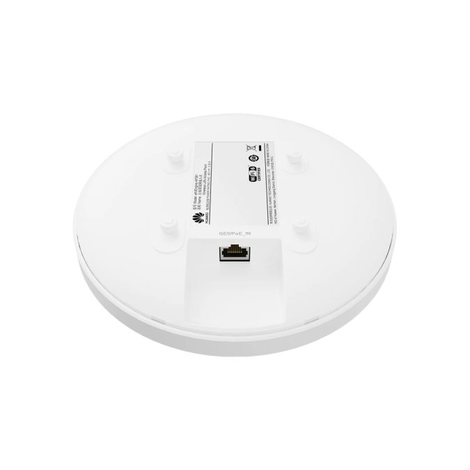 Точка доступа, Huawei eKitEngine, AP361, внутренняя Wi-Fi 6, Wi-Fi 6 AX1800, 802.11a/b/g/n/ac/ax, 2,4/5 ГГц, скорость до 1,775 Гбит/с, 22 MIMO, 1GE RJ45, PoE 802.3af, до 128 пользователей, Fat/Fit, облачное управление, монтаж на стену или потолок
