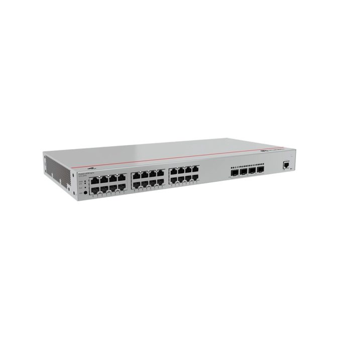 Коммутатор, Huawei, S310-24P4S, Управляемый L2+, 24 порта 10/100/1000M RJ-45, 4 порта SFP, (PoE+: 400 W), стоечный