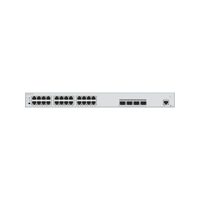 Коммутатор, Huawei, S310-24P4S, Управляемый L2+, 24 порта 10/100/1000M RJ-45, 4 порта SFP, (PoE+: 400 W), стоечный