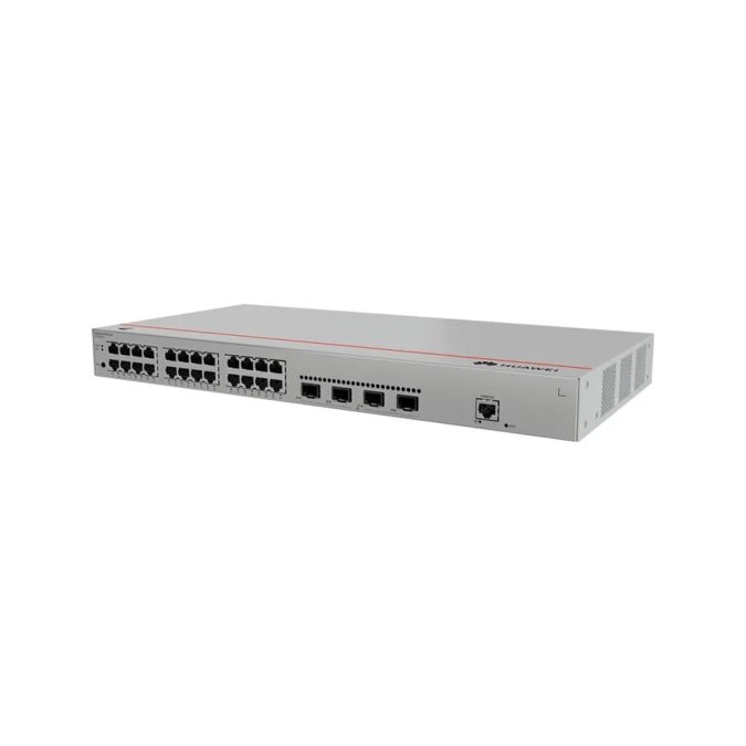 Коммутатор, Huawei, S310-24T4S, Управляемый L2+, 24 порта 10/100/1000M RJ-45, 4 порта SFP, стоечный