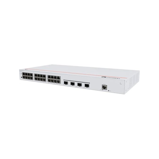 Коммутатор, Huawei, S220-24T4X, Управляемый L2, 24 порта 10/100/1000M RJ-45, 4 порта SFP+, стоечный