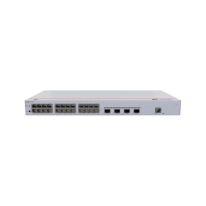 Коммутатор, Huawei, S220-24T4X, Управляемый L2, 24 порта 10/100/1000M RJ-45, 4 порта SFP+, стоечный